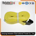 4" Heavy Duty Flatbed Strap with Flat Hook